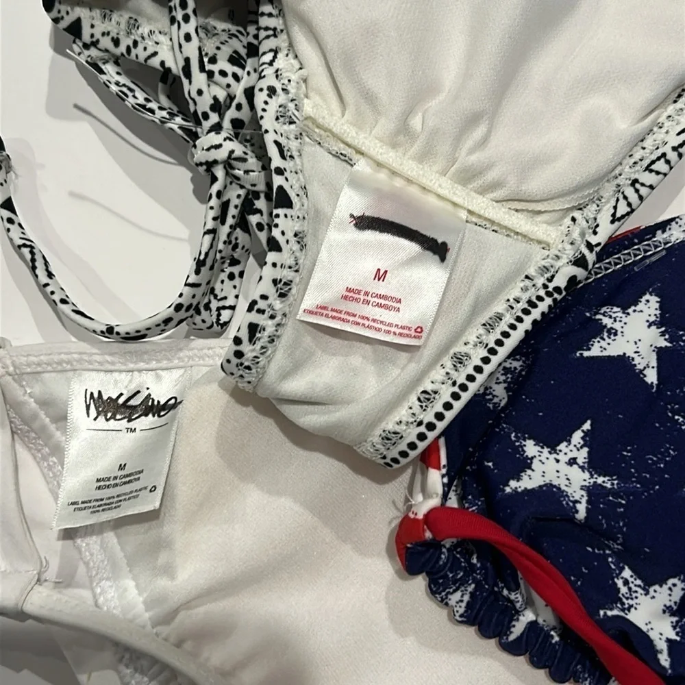Bikini Swim tops bundle size medium NWOT
